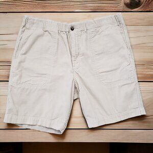 Tommy Bahama Mens Beige Corduroy Beach Volley Casual Dock Shorts XL